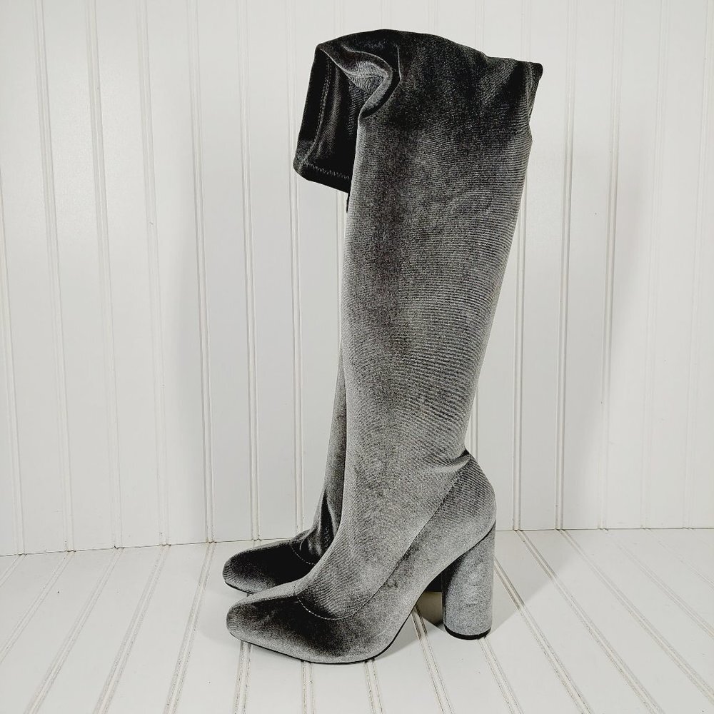 NEW FRH Velvet Over The Knee Boot B578